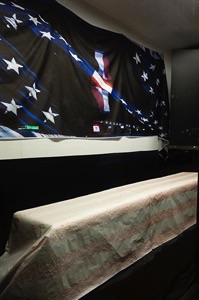 Flagging banner_coffin